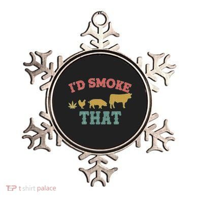 Funny I'd Smoke That Marijuana Leaf Ornament