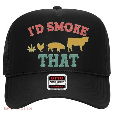 Funny I'd Smoke That Marijuana Leaf Hat
