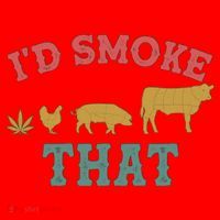 Funny I'd Smoke That Marijuana Leaf Santa Hat thumb 1