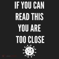 Funny If You Can Read This You Are Too Close Golf Towel thumb 3