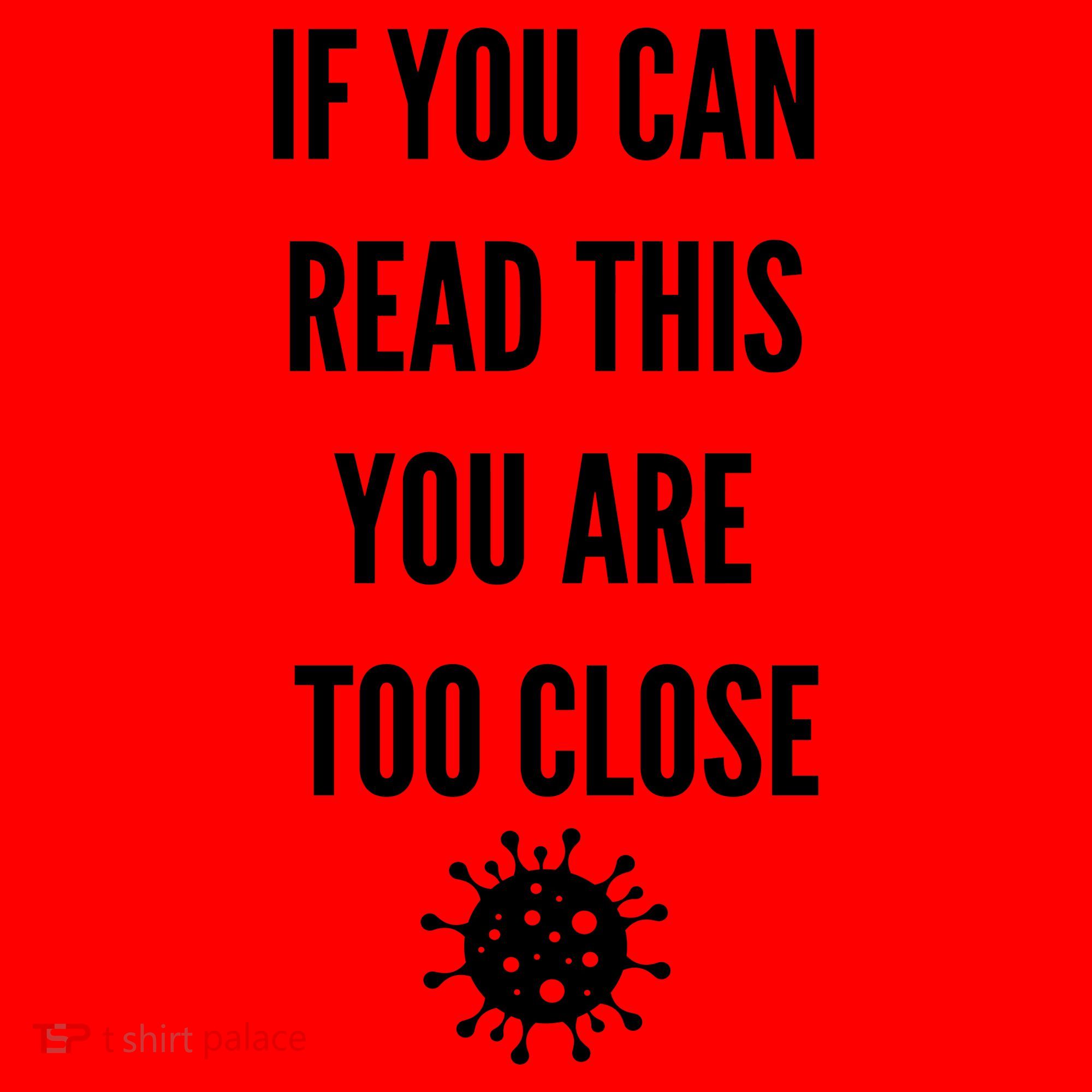 Funny If You Can Read This You Are Too Close Santa Hat