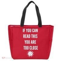 Funny If You Can Read This You Are Too Close Tote Bag thumb 0