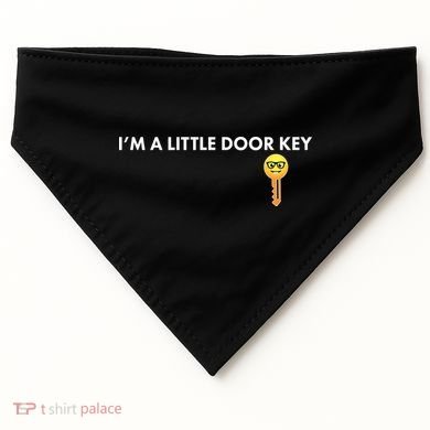 Funny I'm A Little Door Key USA-Made Doggie Bandana