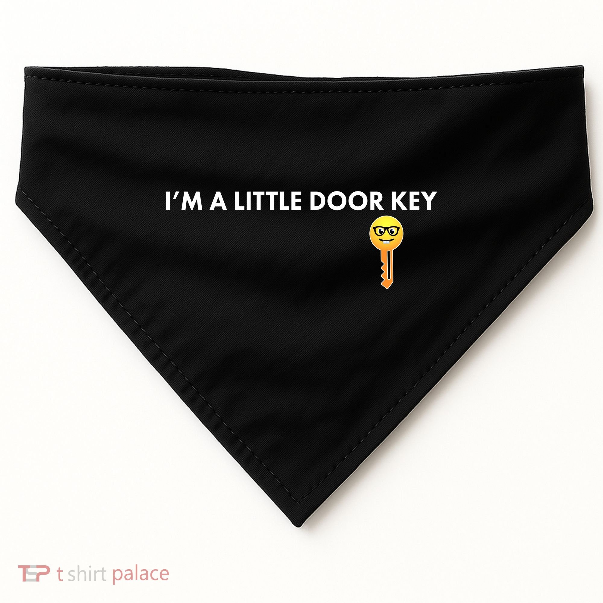 Funny I'm A Little Door Key USA-Made Doggie Bandana