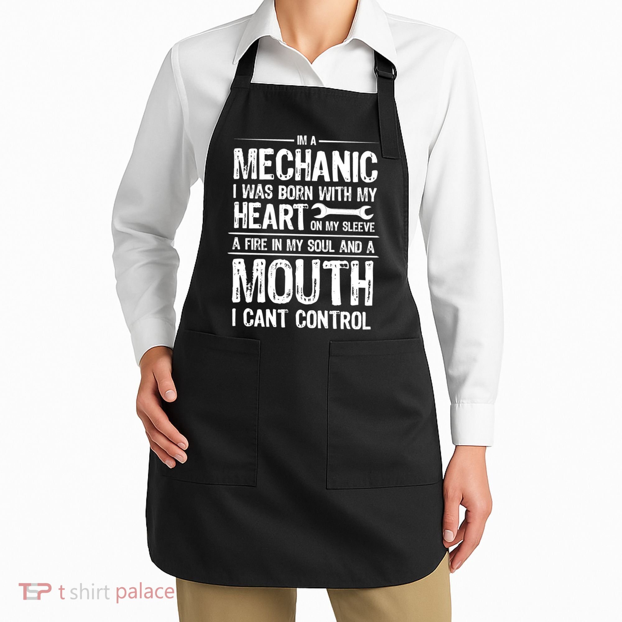 Funny I'm A Mechanic Quote Apron