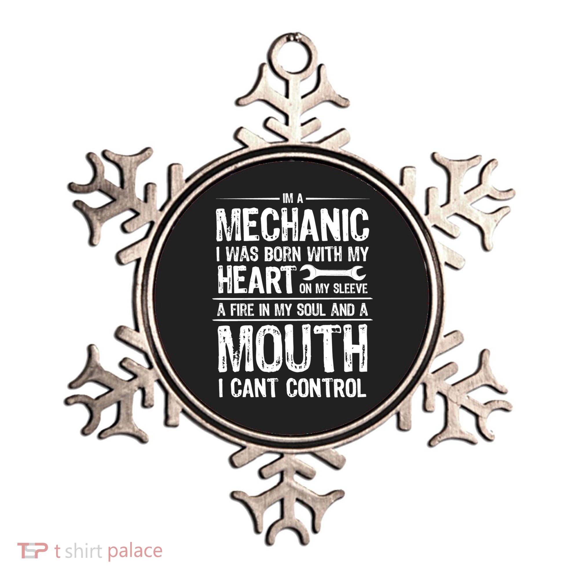Funny I'm A Mechanic Quote Ornament