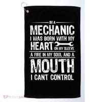 Funny I'm A Mechanic Quote Golf Towel thumb 0