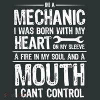 Funny I'm A Mechanic Quote Coaster thumb 2