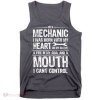 Funny I'm A Mechanic Quote Tank Top thumb 0