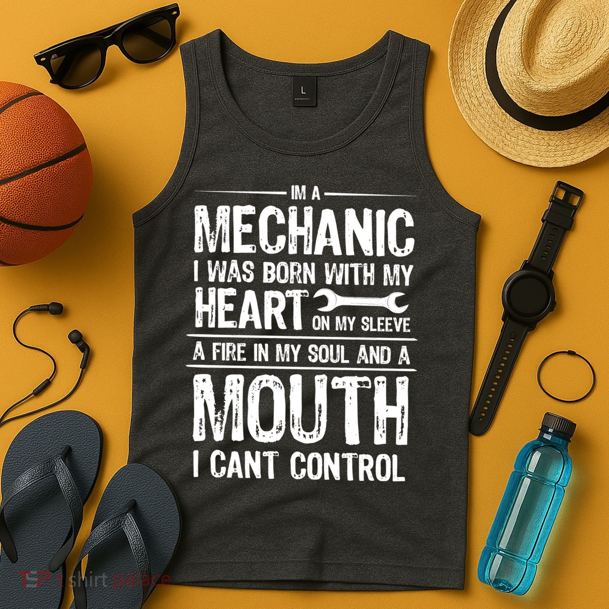 Funny I'm A Mechanic Quote Tank Top