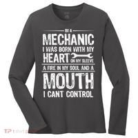 Funny I'm A Mechanic Quote Women's Long Sleeve Shirt thumb 0