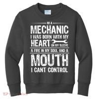 Funny I'm A Mechanic Quote Kids Sweatshirt thumb 0
