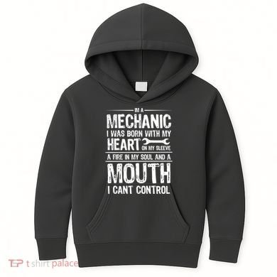 Funny I'm A Mechanic Quote Kids Hoodie