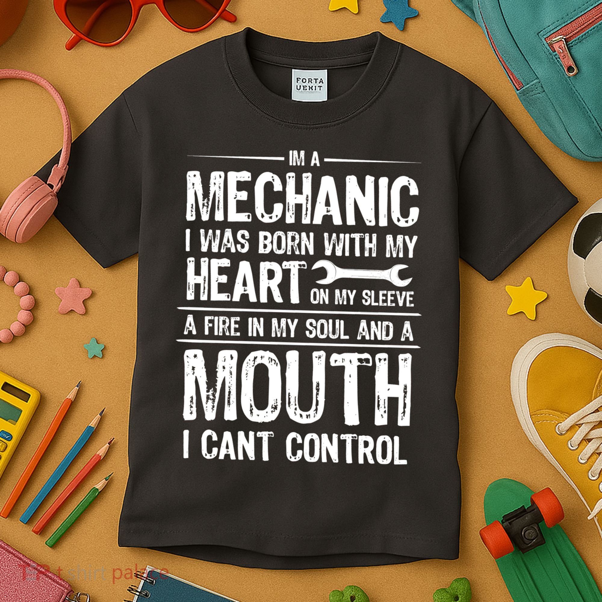 Funny I'm A Mechanic Quote Kids T-Shirt