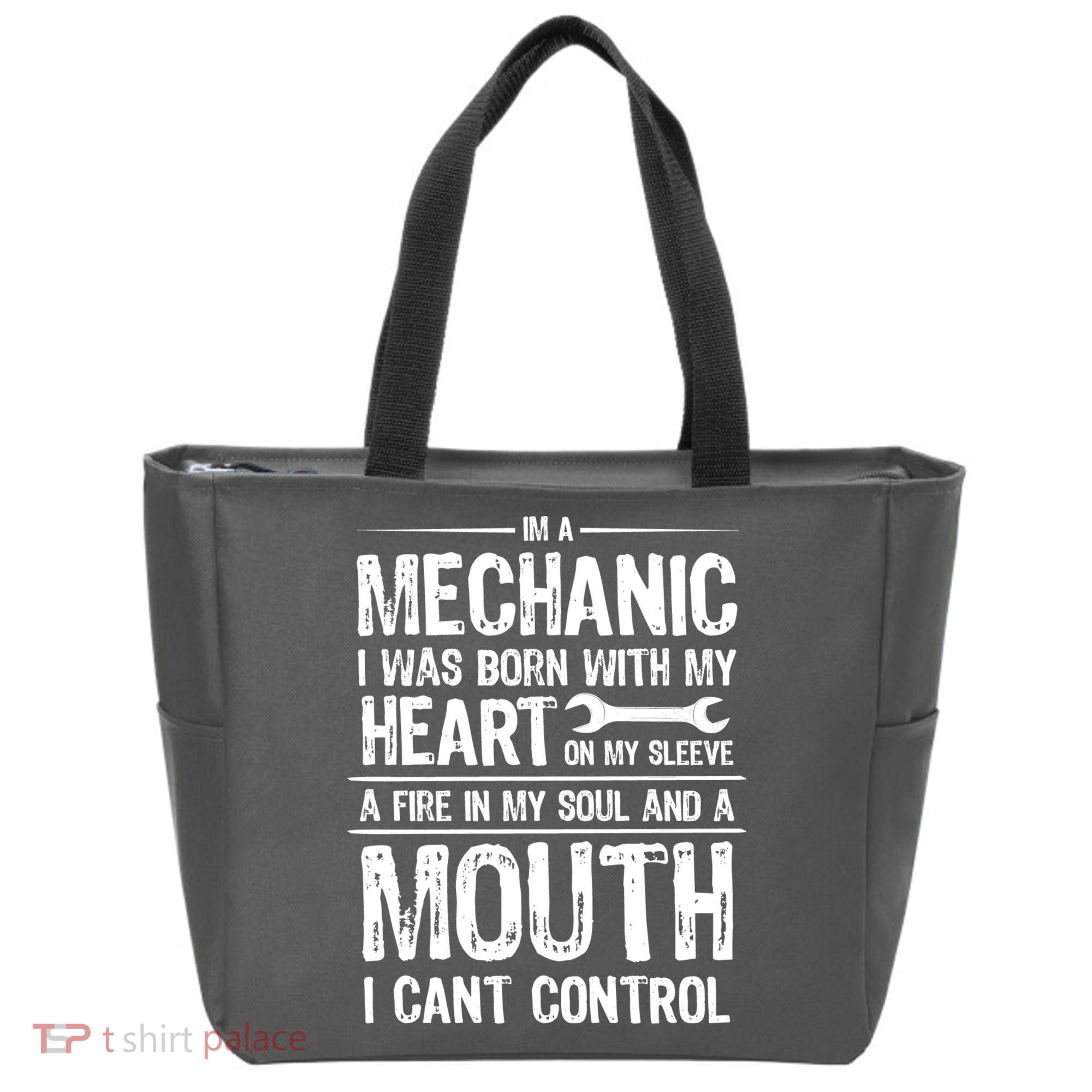 Funny I'm A Mechanic Quote Tote Bag