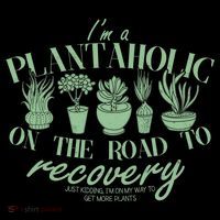 Funny I'm A Plantaholic On the Road To Recovery Women's Hoodie thumb 2