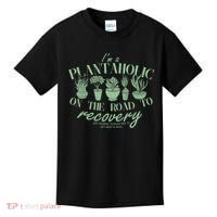 Funny I'm A Plantaholic On the Road To Recovery Kids T-Shirt thumb 0