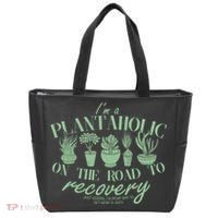 Funny I'm A Plantaholic On the Road To Recovery Tote Bag thumb 0