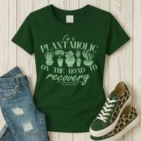 Funny I'm A Plantaholic On the Road To Recovery Women's T-Shirt thumb 3