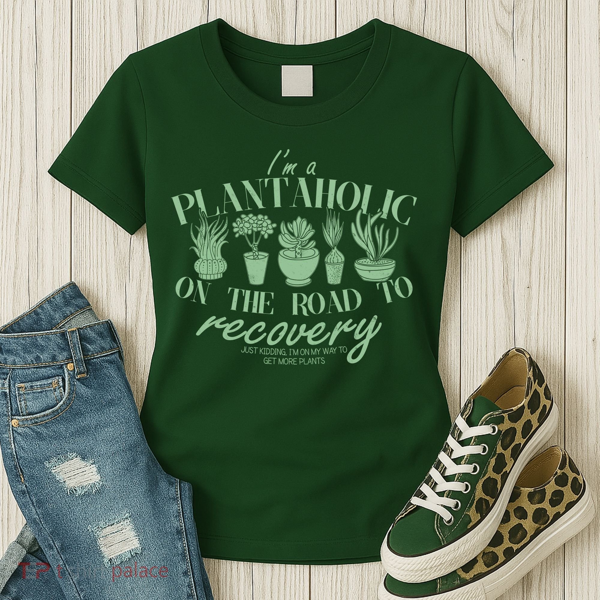 Funny I'm A Plantaholic On the Road To Recovery Women's T-Shirt