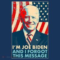 Funny I'm Joe Biden And I Forgot This Message Women's Tank Top thumb 5