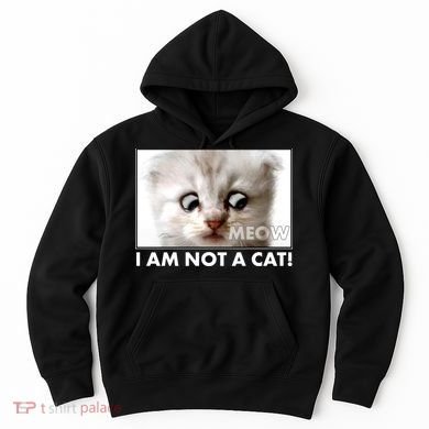 Funny I'm Not A Cat Zoom Lawyer Cat Meme Hoodie