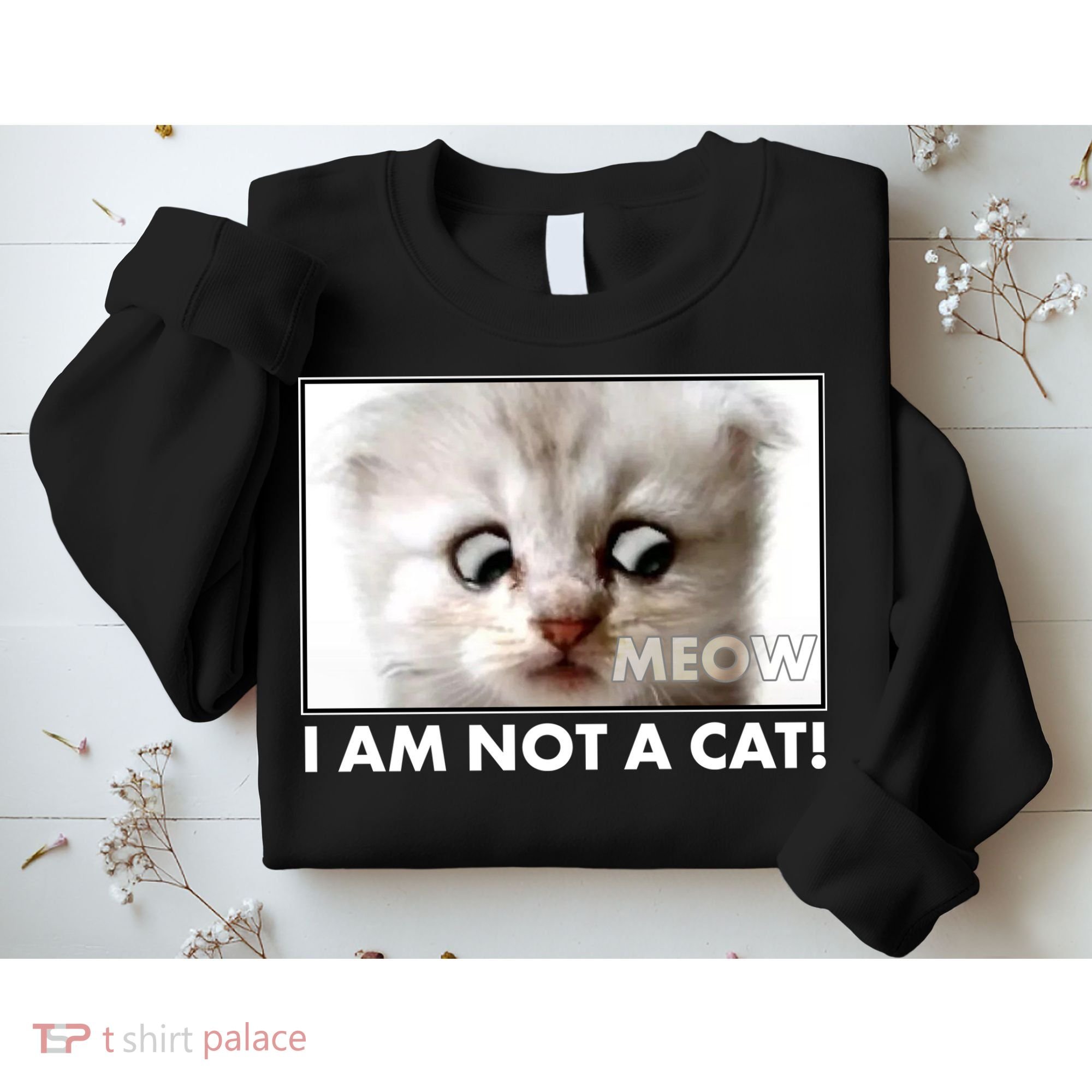Funny I'm Not A Cat Zoom Lawyer Cat Meme Sweatshirt