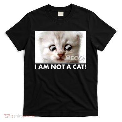 Funny I'm Not A Cat Zoom Lawyer Cat Meme T-Shirt