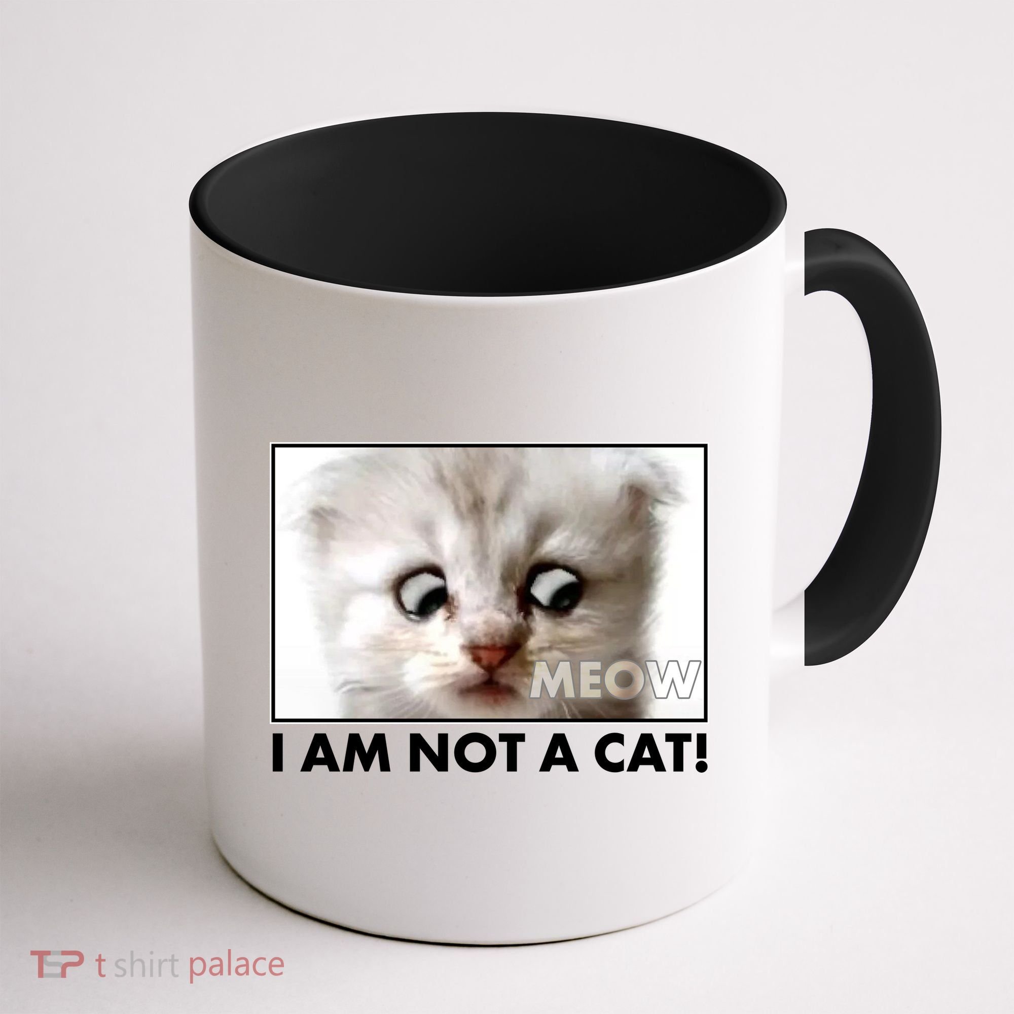 Funny I'm Not A Cat Zoom Lawyer Cat Meme Coffee Mug