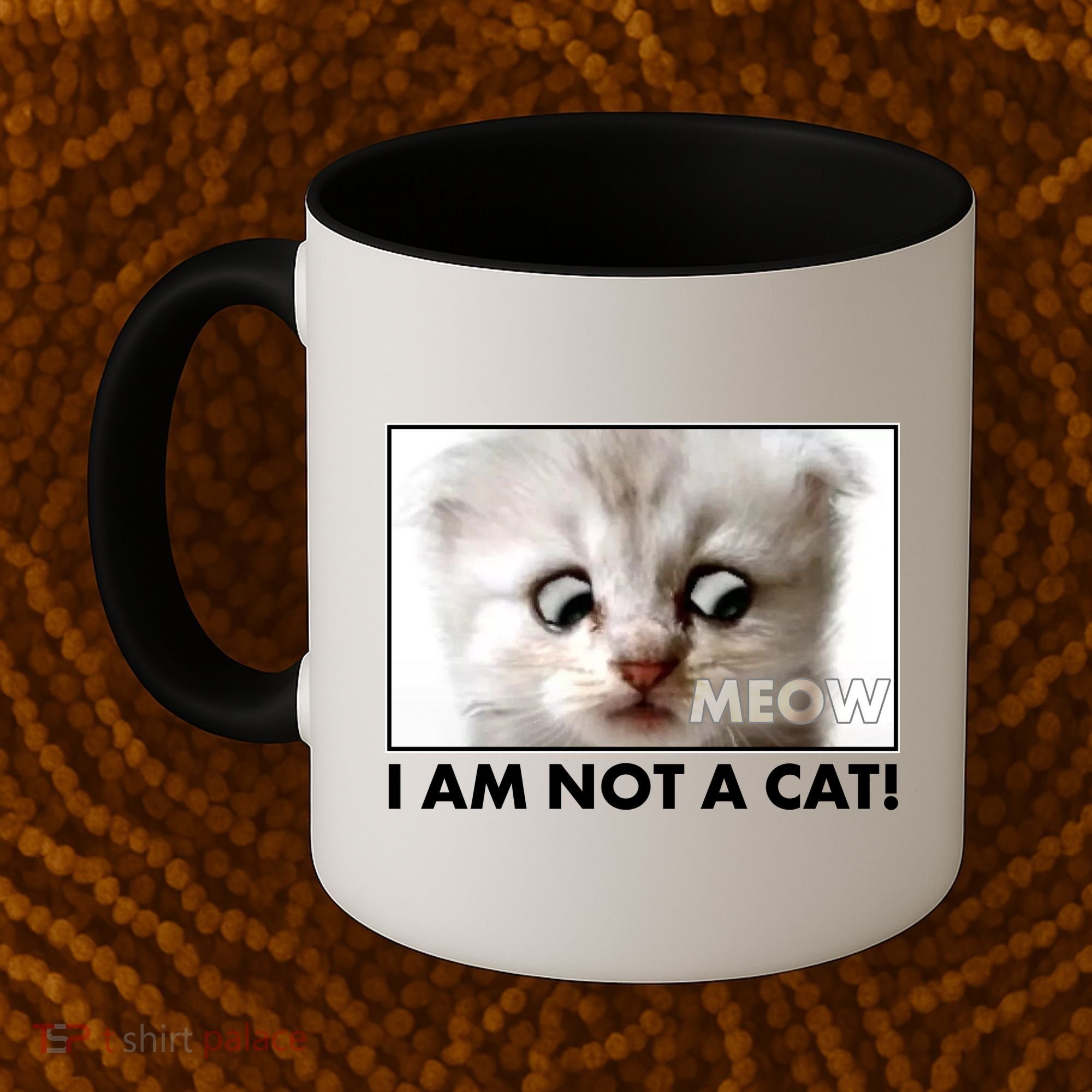 Funny I'm Not A Cat Zoom Lawyer Cat Meme Coffee Mug