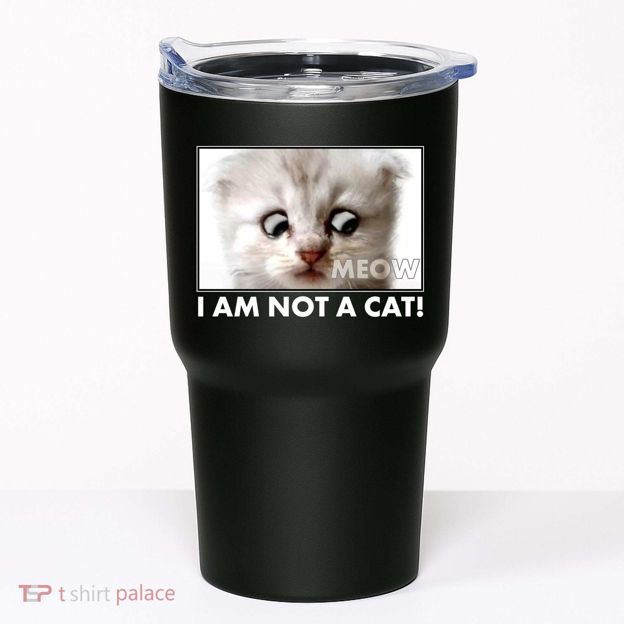 Funny I'm Not A Cat Zoom Lawyer Cat Meme Tumbler