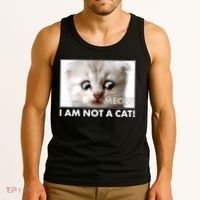 Funny I'm Not A Cat Zoom Lawyer Cat Meme Tank Top thumb 3