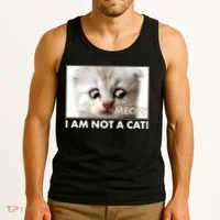 Funny I'm Not A Cat Zoom Lawyer Cat Meme Tank Top thumb 3