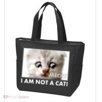 Funny I'm Not A Cat Zoom Lawyer Cat Meme Tote Bag thumb 3