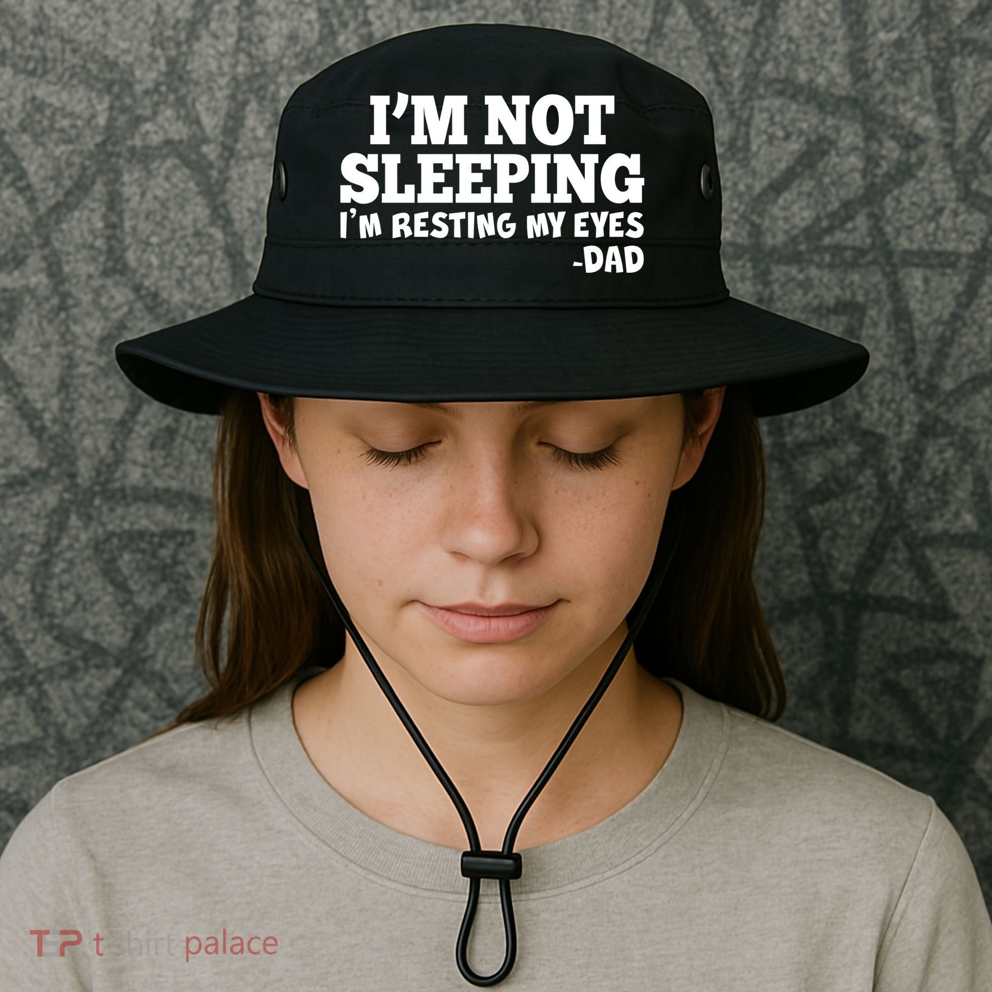 Funny I'm Not Sleeping Dad Bucket Hat