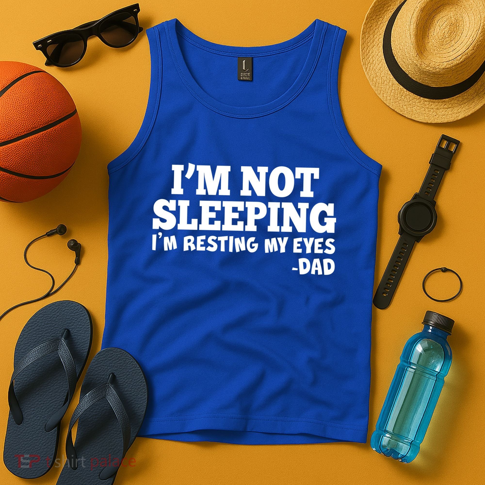 Funny I'm Not Sleeping Dad Tank Top