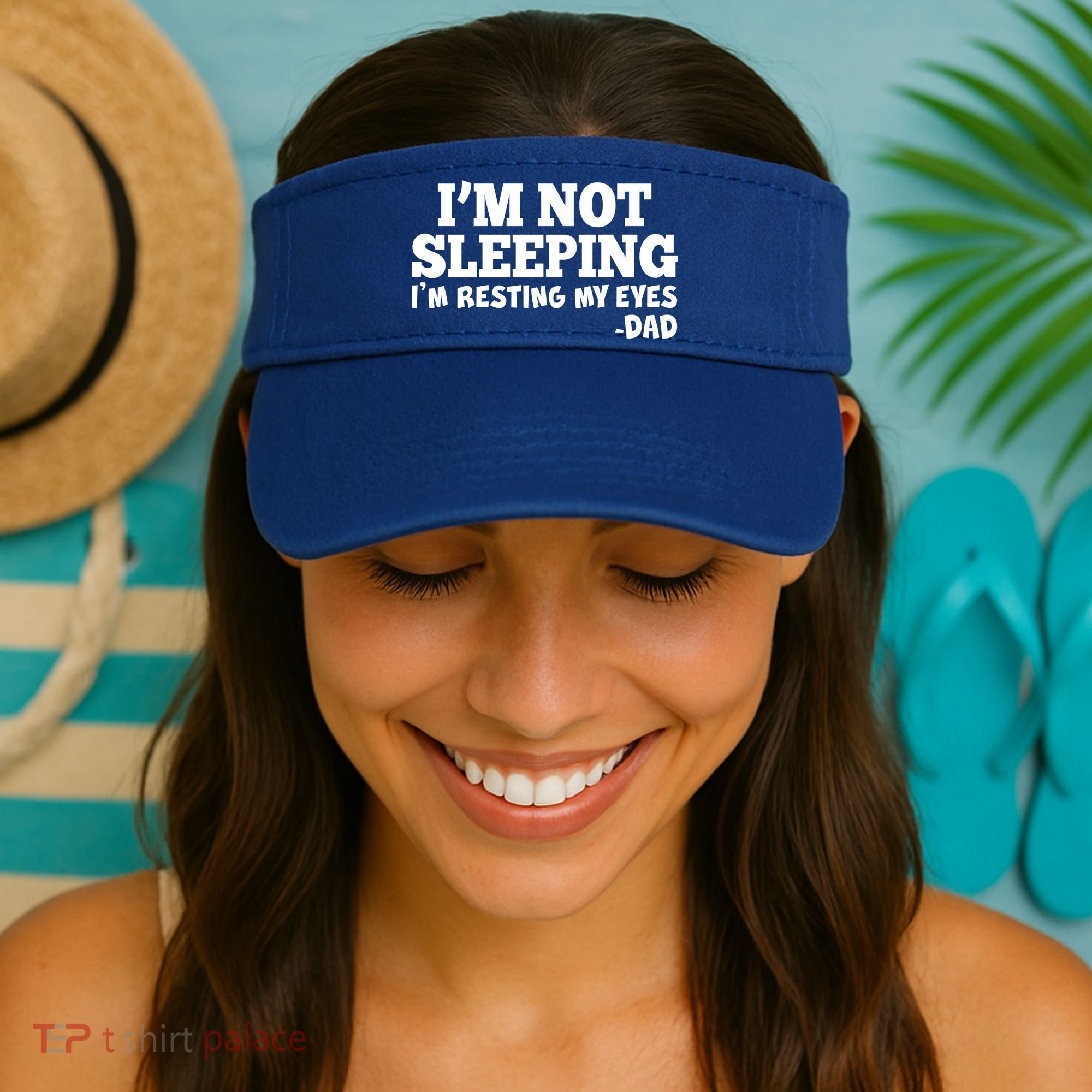 Funny I'm Not Sleeping Dad Visor
