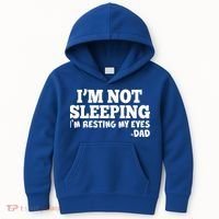 Funny I'm Not Sleeping Dad Kids Hoodie thumb 0