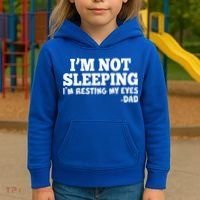 Funny I'm Not Sleeping Dad Kids Hoodie thumb 3