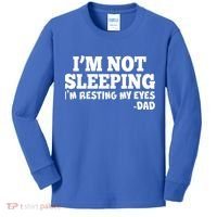 Funny I'm Not Sleeping Dad Kids Long Sleeve Shirt thumb 0
