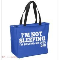 Funny I'm Not Sleeping Dad Tote Bag thumb 2