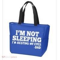 Funny I'm Not Sleeping Dad Tote Bag thumb 3