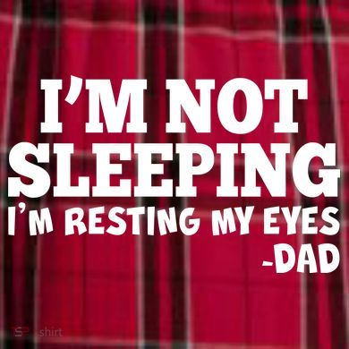 Funny I'm Not Sleeping Dad Women's Flannel Plaid Pajama Pants