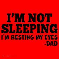 Funny I'm Not Sleeping Dad Santa Hat thumb 1