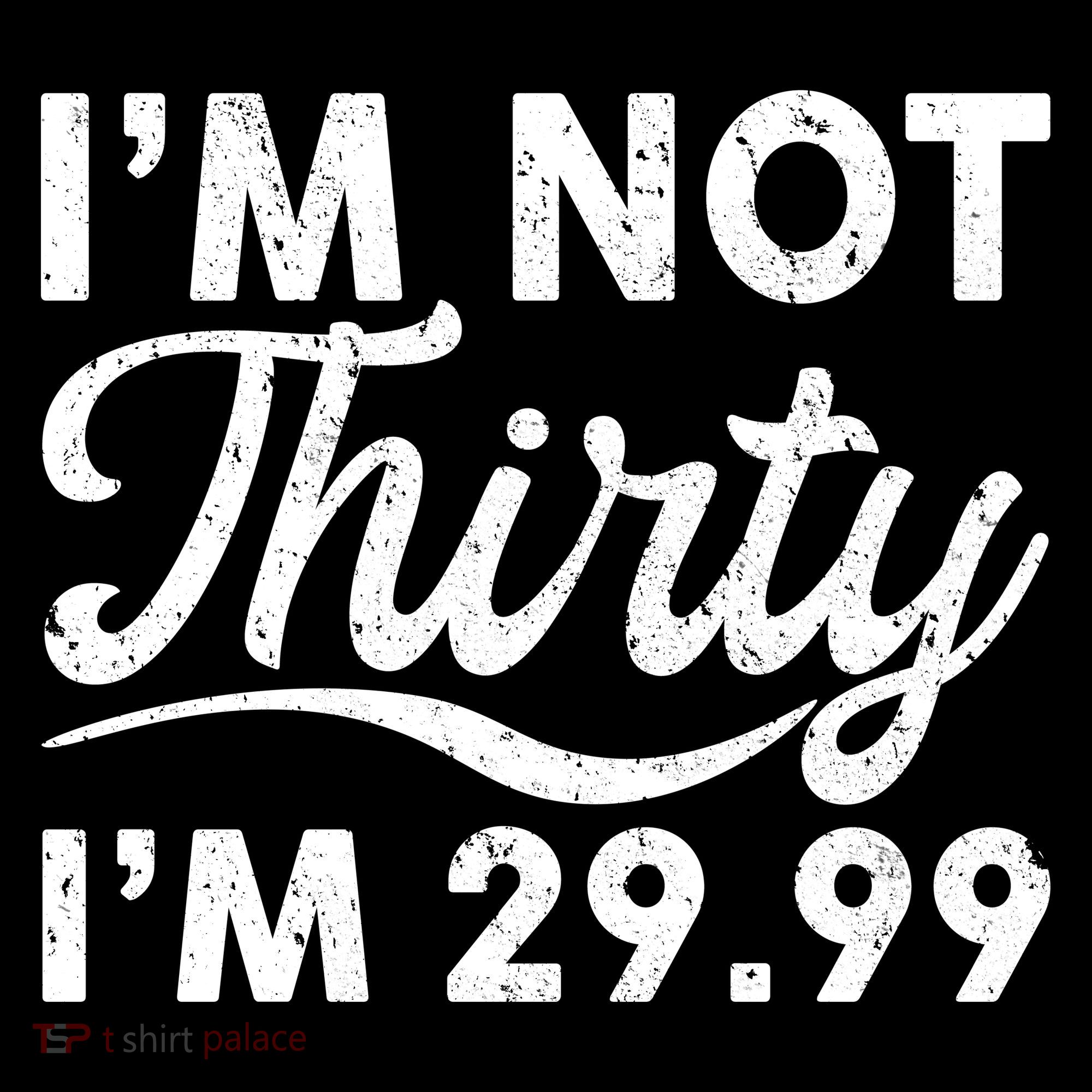 Funny I'm Not Thirty I'm 29.99 Birthday Ornament