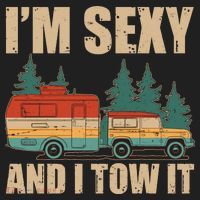 Funny I'm Sexy and I Tow It Women's Sweatshirt thumb 2