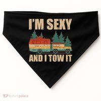 Funny I'm Sexy and I Tow It USA-Made Doggie Bandana thumb 0