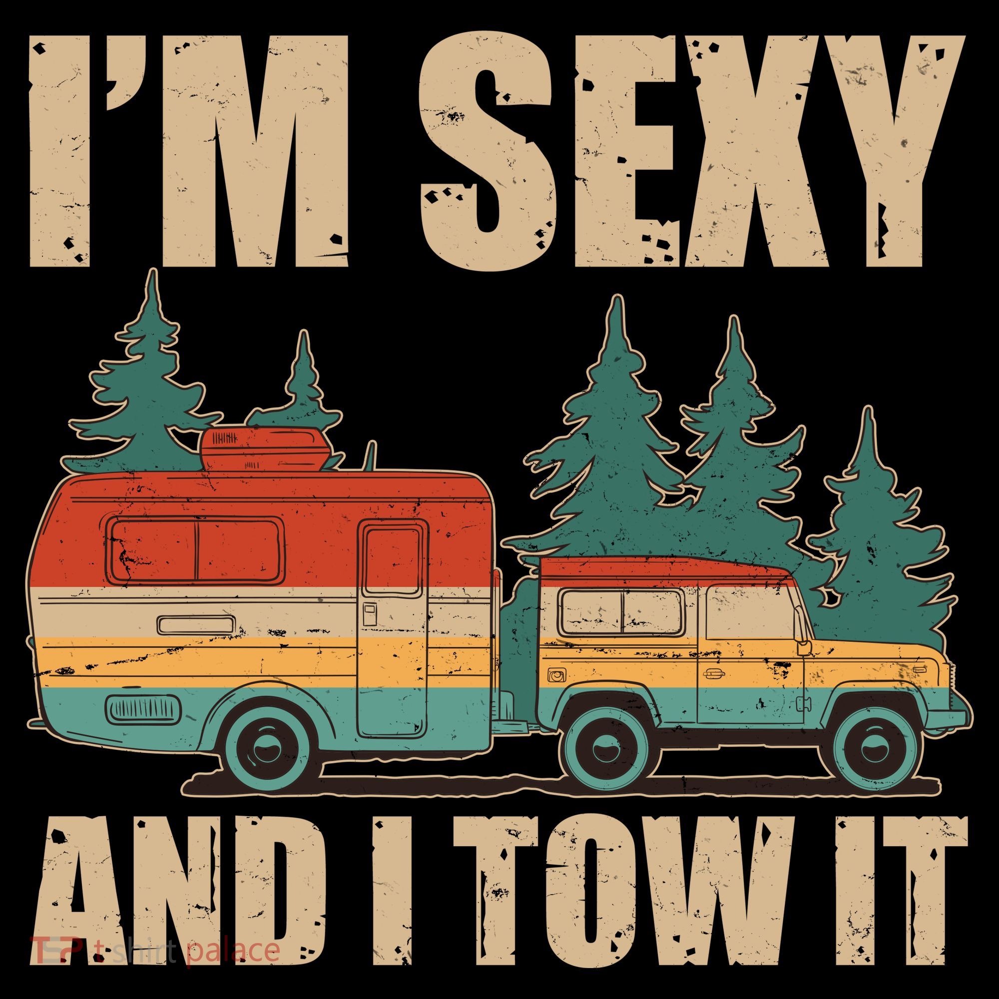Funny I'm Sexy and I Tow It Women's Tank Top