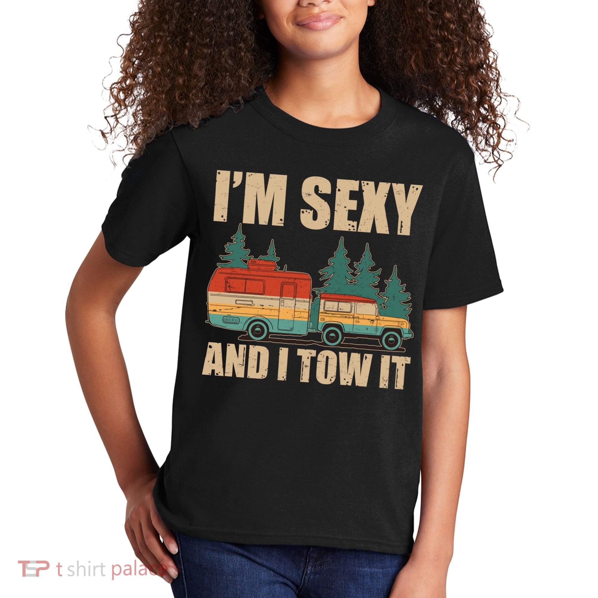 Funny I'm Sexy and I Tow It Kids T-Shirt