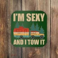 Funny I'm Sexy and I Tow It Coaster thumb 0